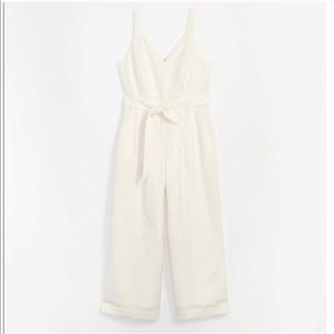 NWT Loft linen wide leg jumpsuit